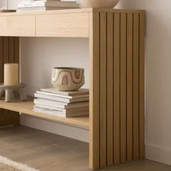 Haiku Meuble d'entrée avec espace de rangement en bois