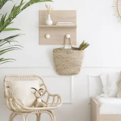 Hansel Porte-manteau mural avec étagère