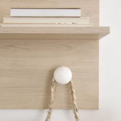 Hansel Porte-manteau mural avec étagère