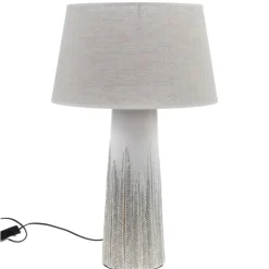 Hasta Lampe de table en céramique et lin