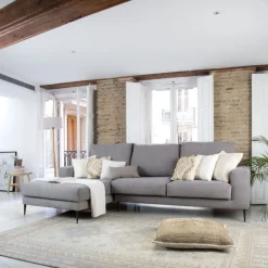 Jagger Canapé d'angle gauche 4 places gris