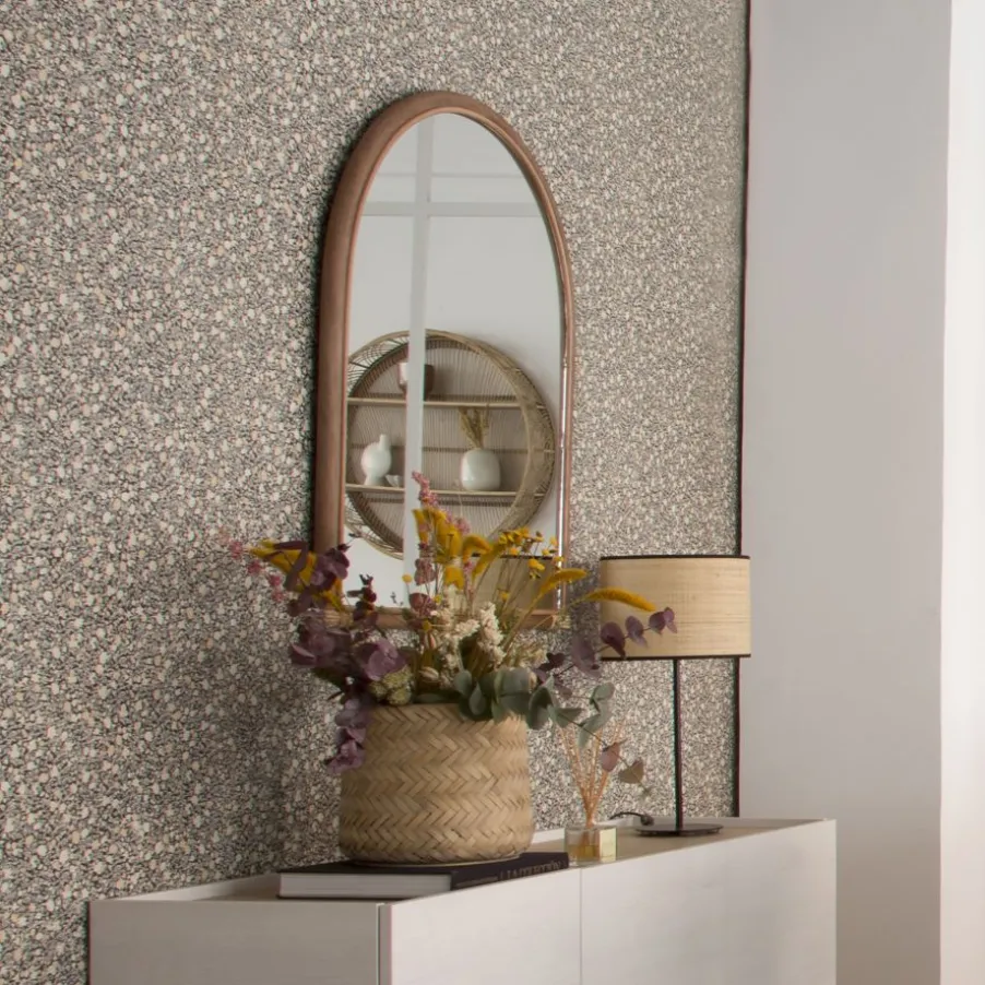 Kanat Miroir mural en bois