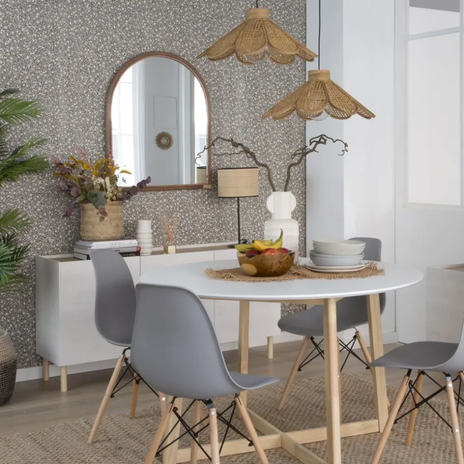 Kanat Miroir mural en bois