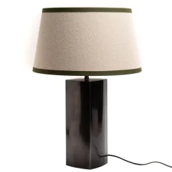 Kasta Lampe de table en fer et coton