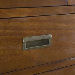 Kenya Vitrine en bois de couleur teck