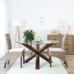 Koboo Chaise en rotin naturel