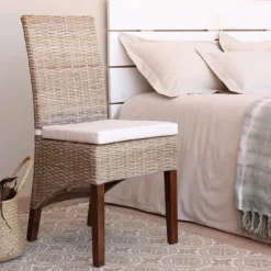 Koboo Chaise en rotin naturel