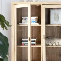 Kumla Vitrine en bois couleur naturelle