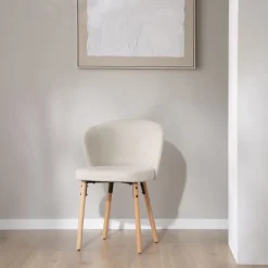 Lauder Chaise tapissee blanche