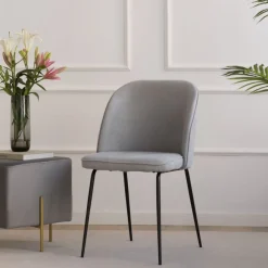 Leivar Chaise rembourrée gris