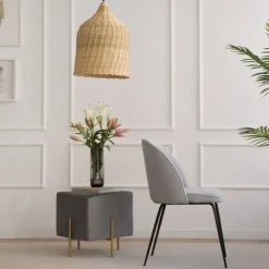 Leivar Chaise rembourrée gris