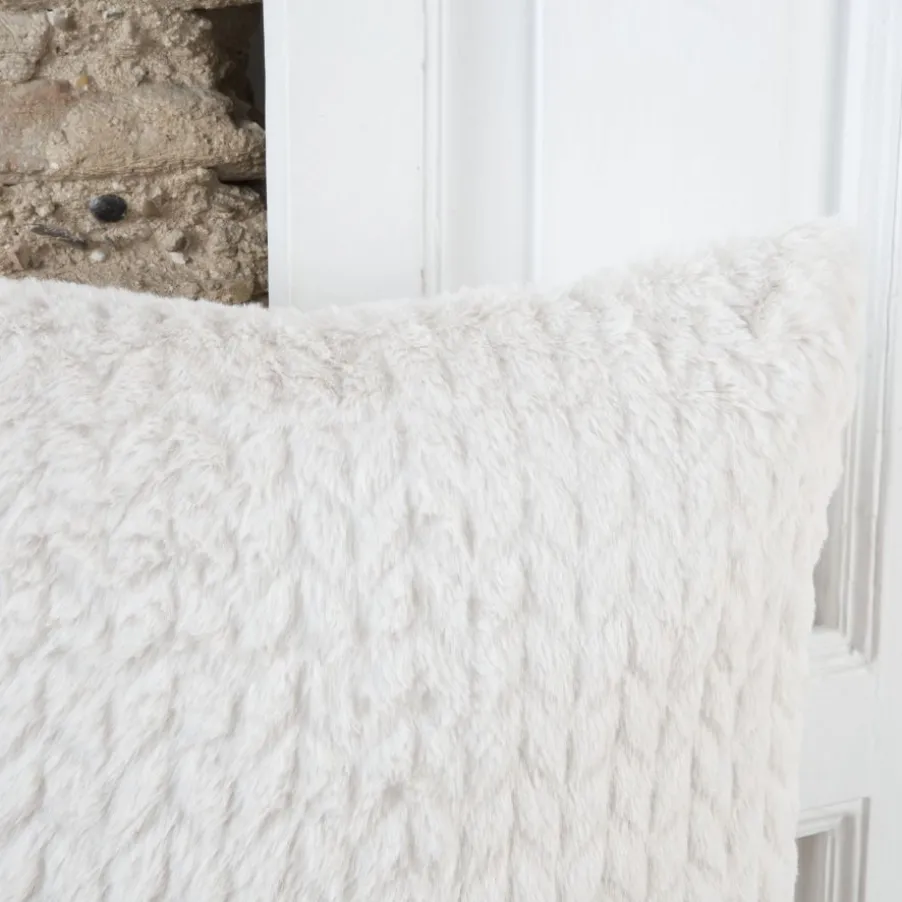 Lest Coussin chevron crème