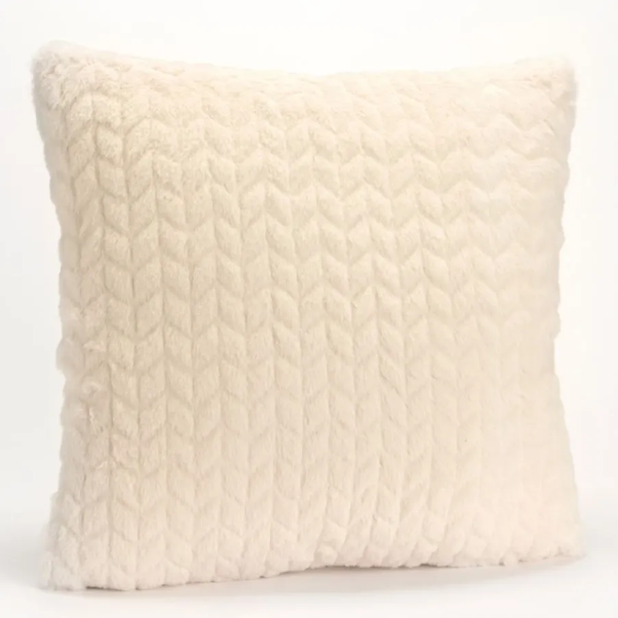 Lest Coussin chevron crème