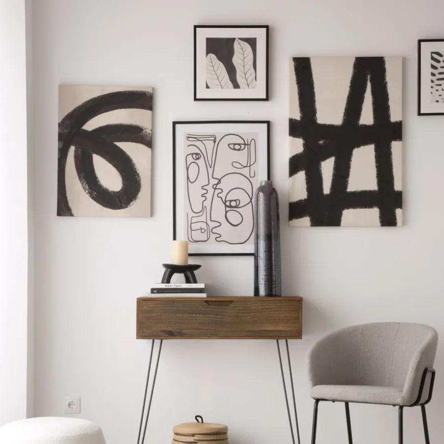 Ligne Cuadro 60x90cm toile+mdf