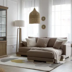 Luxor Pouf carré tapissé