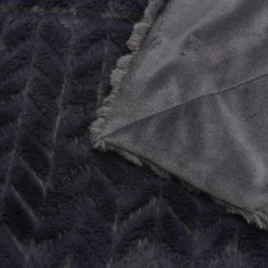 Mary Manta bleu marine 130x170