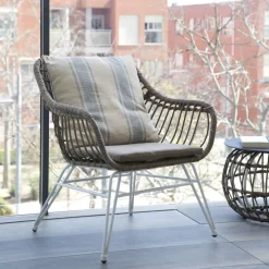 Mattia Chaise de jardin en rotin synthétique