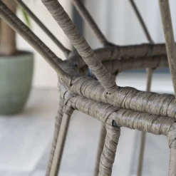 Mattia Table de jardin en rotin synthétique