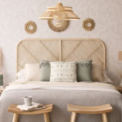 Nala T&ecirc;te de lit en rotin naturel pour lit de 150 et 160