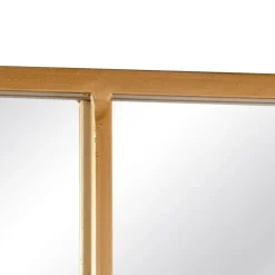 Nanka Miroir mural en métal et verre