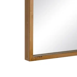 Nanka Miroir mural en métal et verre