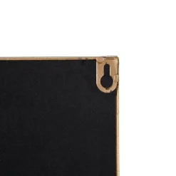 Nanka Miroir mural en métal et verre