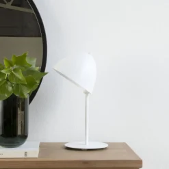 Natu Lampe table métal blanc