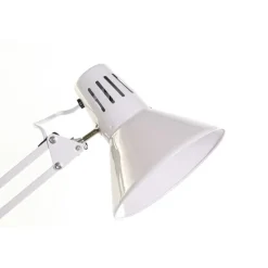 Naya Lampe de table flexo métal blanc