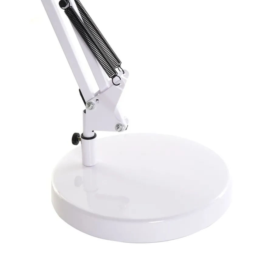 Naya Lampe de table flexo métal blanc