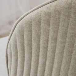 Pack 2 chaises nuren rembourrée beige