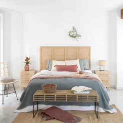 Pandora T&ecirc;te de lit en bois et rotin pour lit de 150 et 160