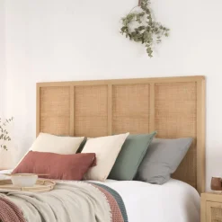 Pandora T&ecirc;te de lit en bois et rotin pour lit de 150 et 160