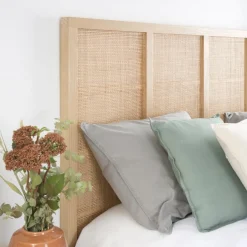 Pandora T&ecirc;te de lit en bois et rotin pour lit de 150 et 160