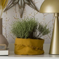 Panier &agrave; pain en coton tesa