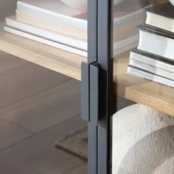 Parma Buffet en bois massif de manguier et métal