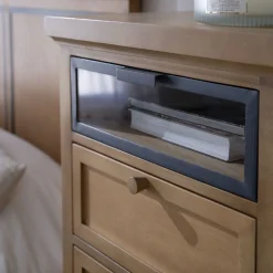 Parma Commode en bois massif de manguier et métal