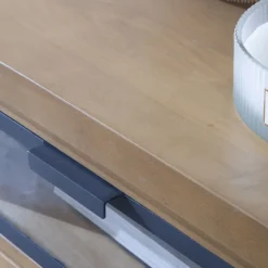 Parma Commode en bois massif de manguier et métal