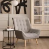 Reine Fauteuil gris perle
