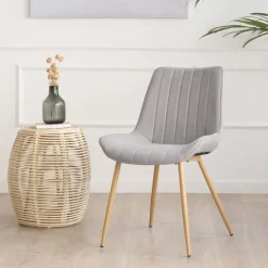 Roma Chaise rembourrée gris