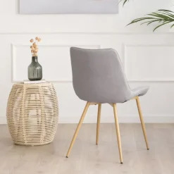 Roma Chaise rembourrée gris