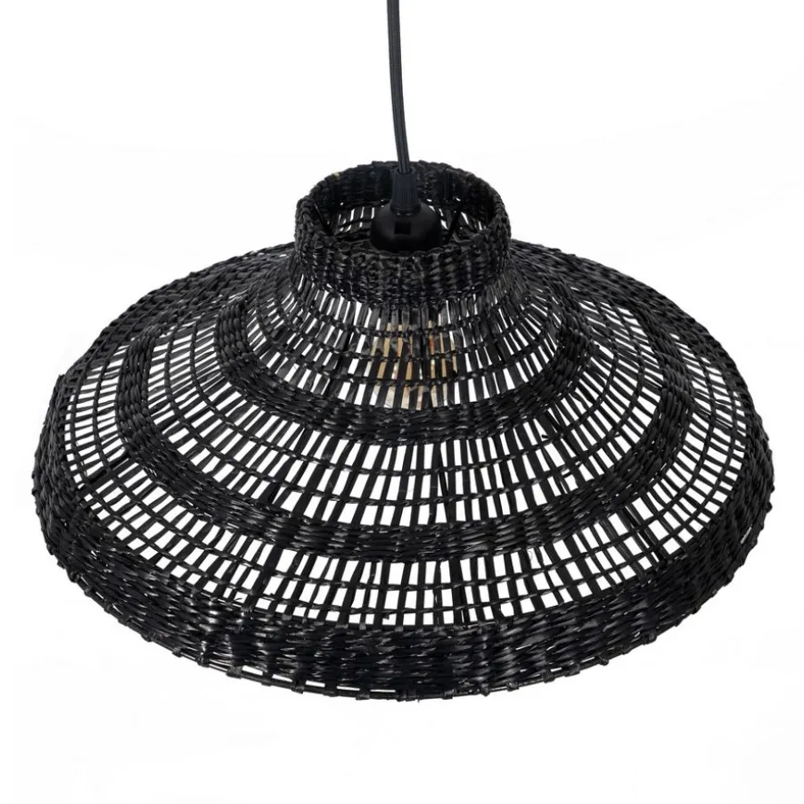 Rulke Lampe de plafond en fibre naturelle