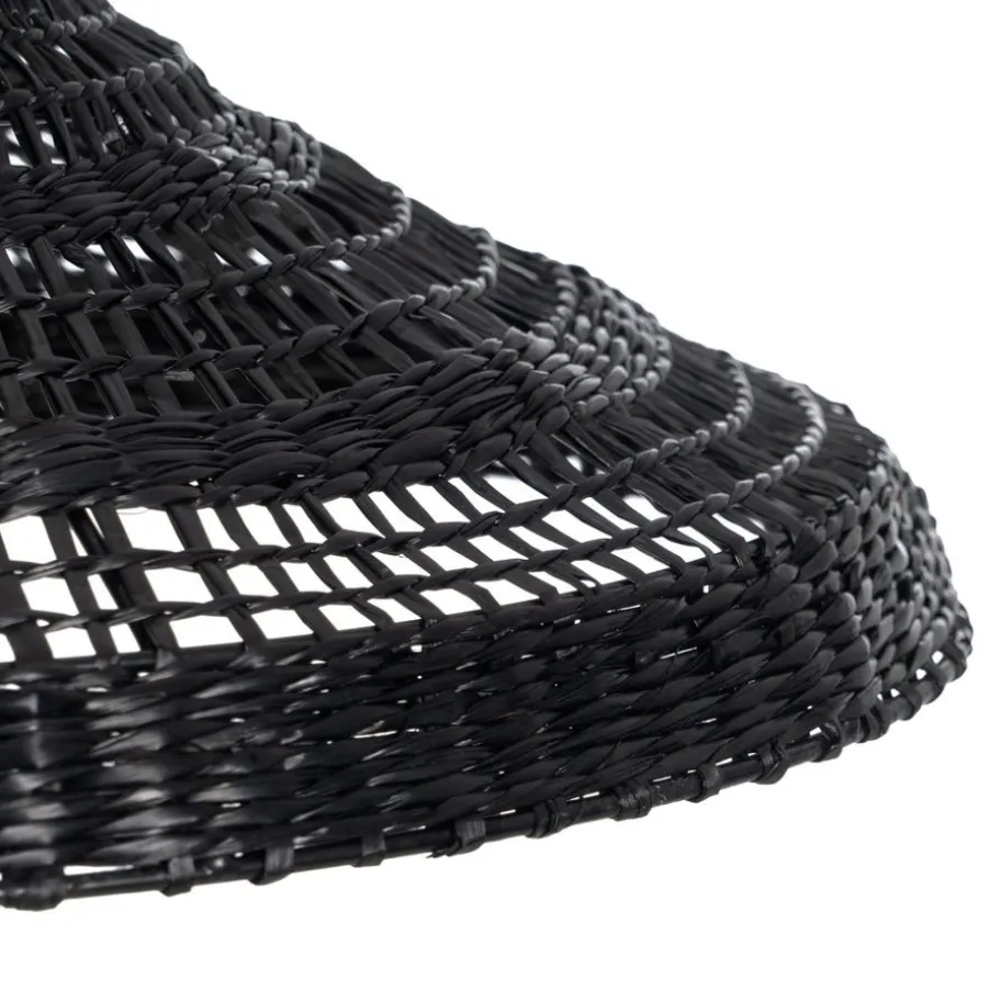 Rulke Lampe de plafond en fibre naturelle