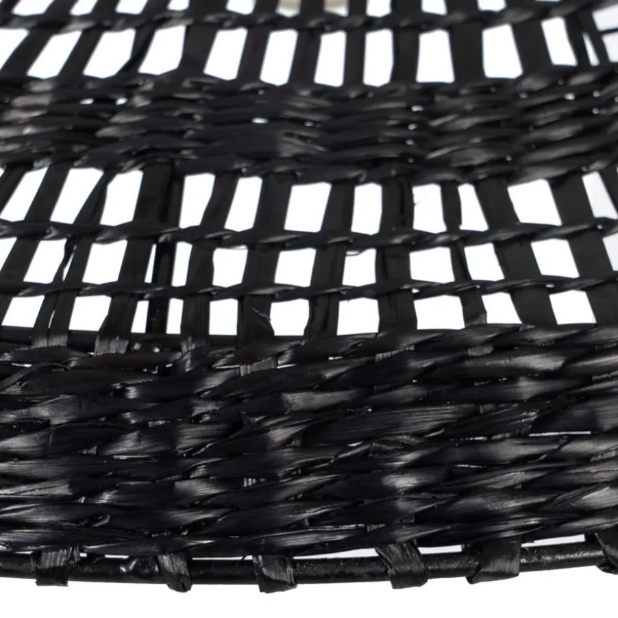 Rulke Lampe de plafond en fibre naturelle