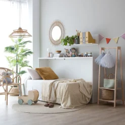 Saga Meuble porte-manteau avec étagères