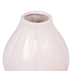 Samos Vase en céramique rose