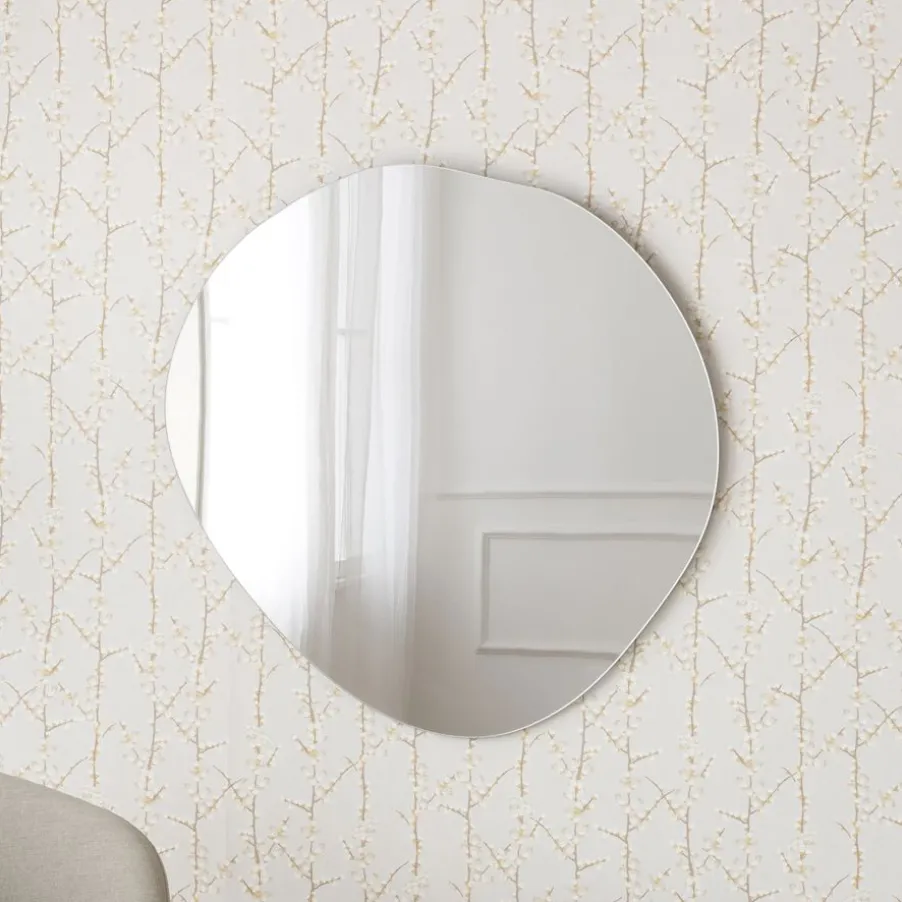 Souris Miroir mural en métal