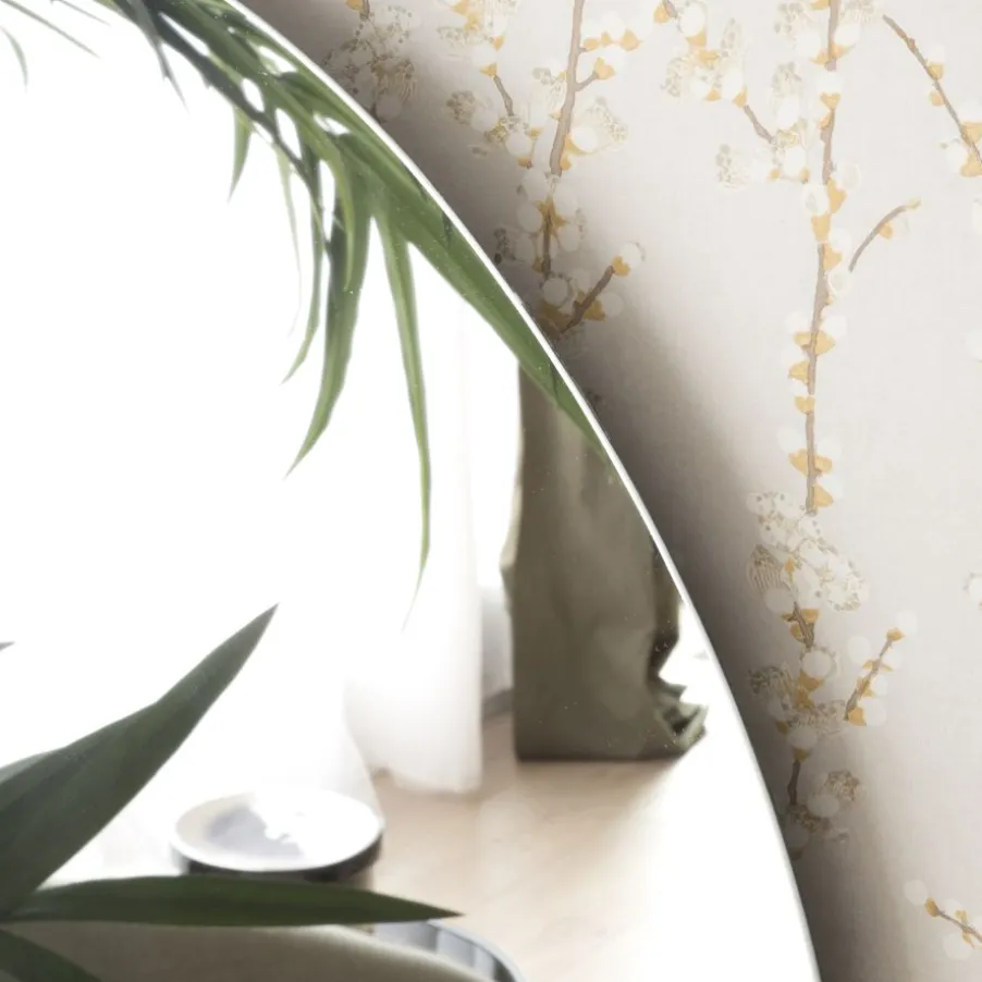 Souris Miroir mural en métal