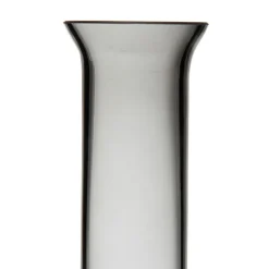 Toka Vase en verre gris