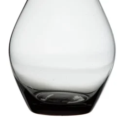 Toka Vase en verre gris