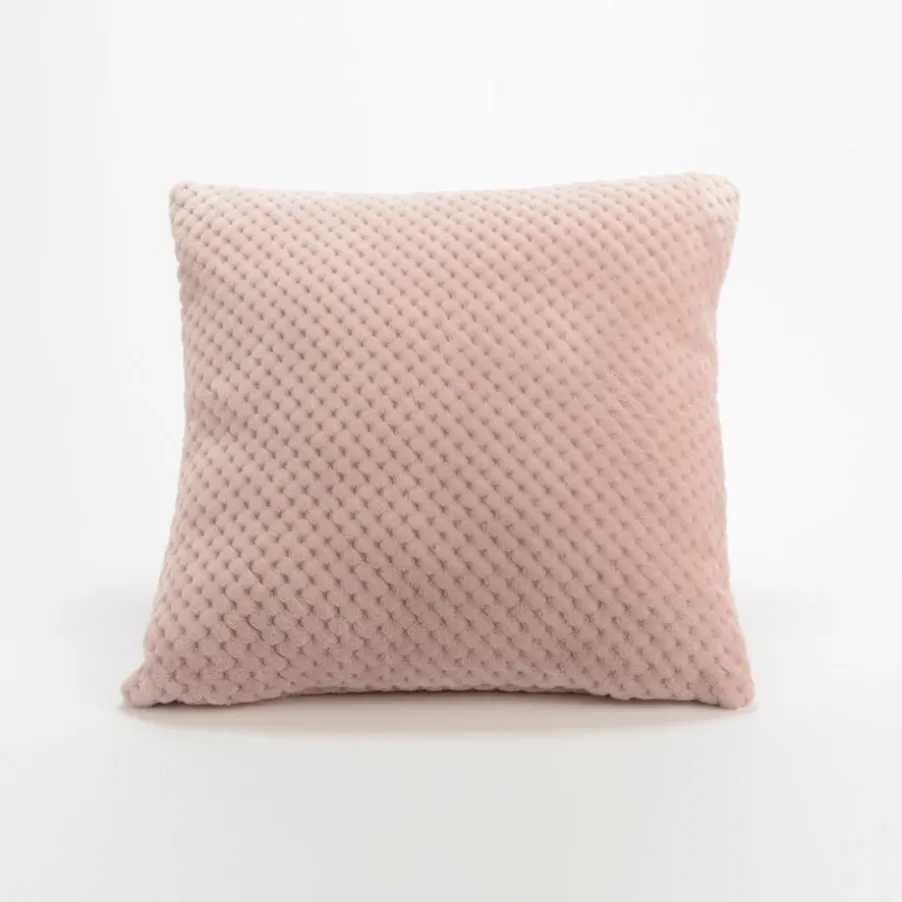 Très Coussin rose vieilli